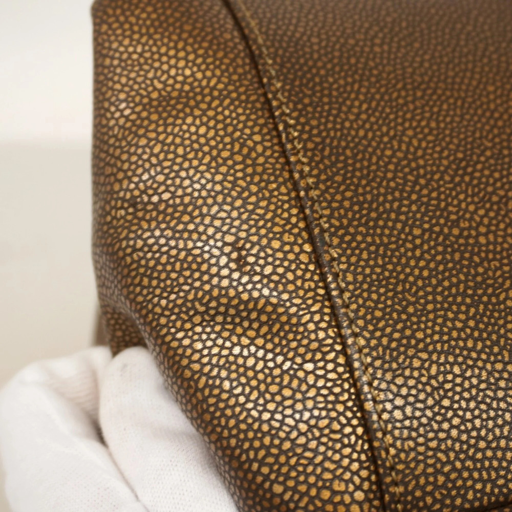 CHANEL Brown Caviar Leather Tote Bag - Picture 9 of 11
